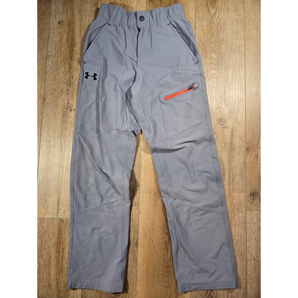 Under Armour Men Insulated Jogger Pants Small Gray Loose Fit Athletic Activewear